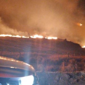 Nuevo incendio en la sierra de Ancasti